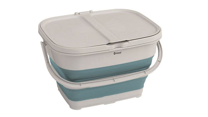 Outwell collapsible foldable recycled trash bin - in blue or green