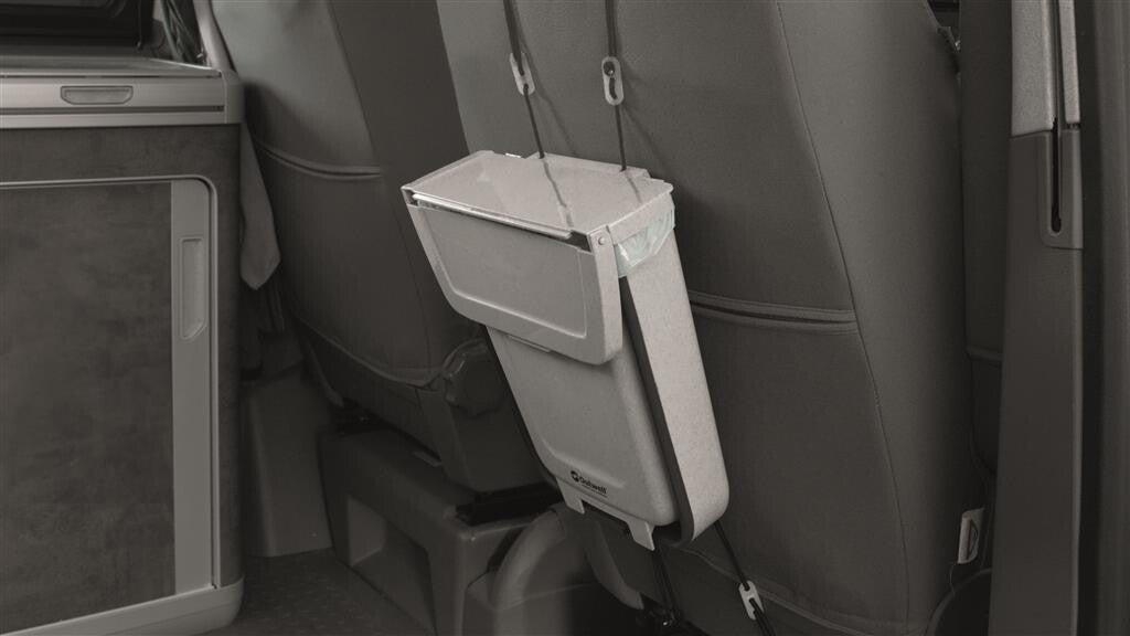 Outwell foldable trash bin - capacity 8L - white gray