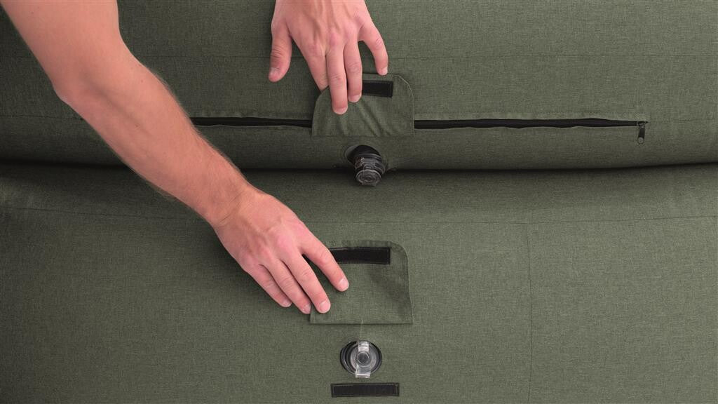 Outwell inflatable lounge set - olive green