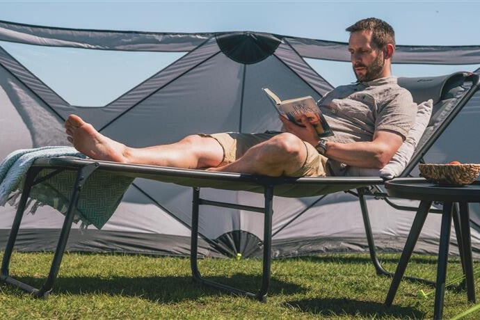 Outwell foldable sunbed Samoa Gray