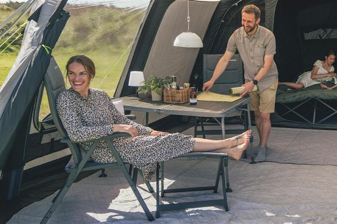 Outwell footstool or side stool Florin Grey