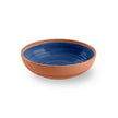 Bol Rustic Swirl en mélamine vert - bleu - blanc