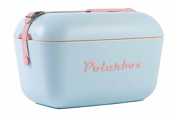 Polarbox Cooler in retro vintage style 20 liter