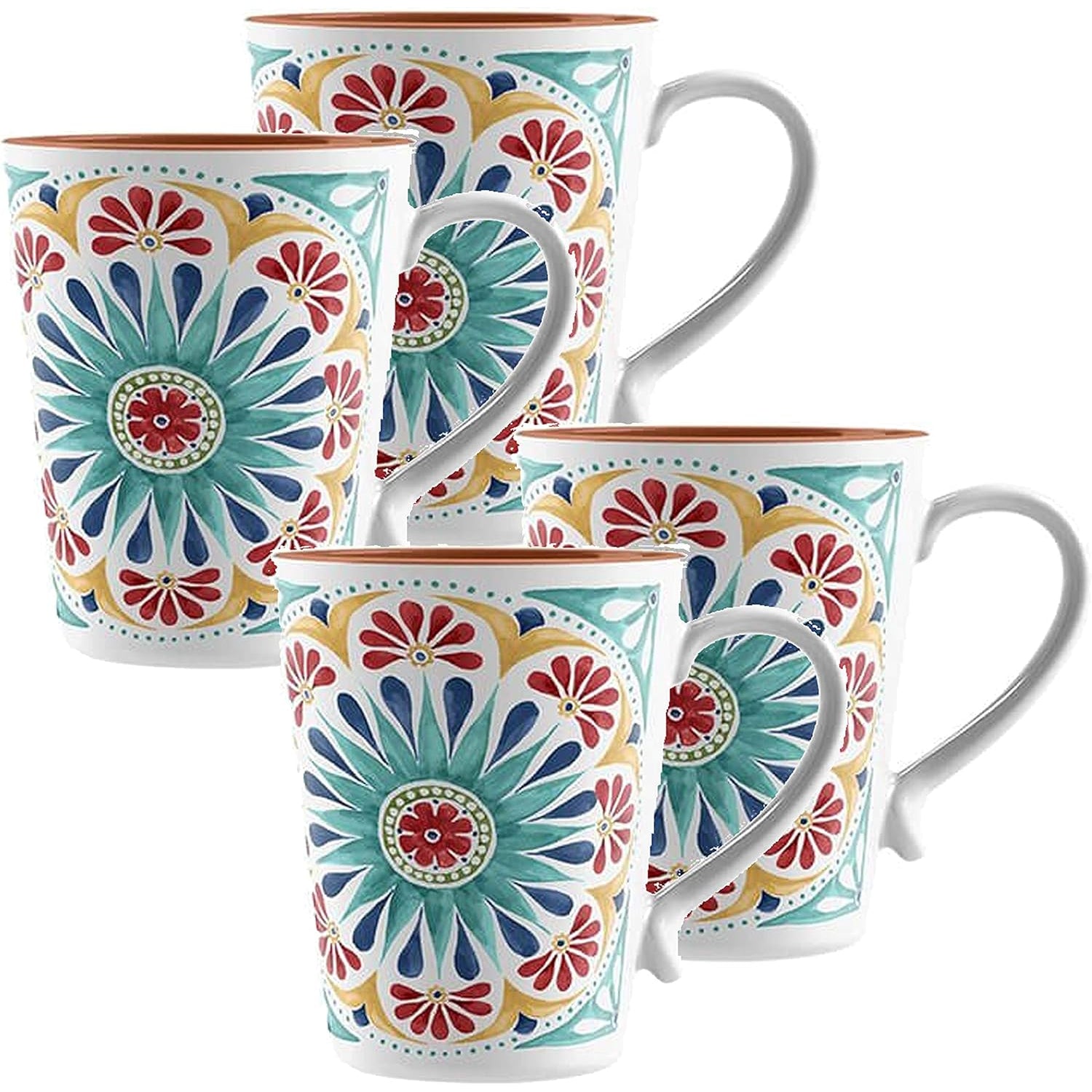 Durable and high-quality melamine tableware with vibrant southern print Rio Medallion