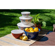Rio Medallion 5-piece mixing, serving, and storage set in various colors