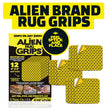 Pre-cut double-sided adhesive pads, 10x10 cm – 12 pieces – Alien Rug Grips