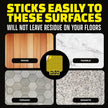 Pre-cut double-sided adhesive pads, 10x10 cm – 12 pieces – Alien Rug Grips