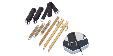 Extra option Safe lock storm strap set air tents (3 pieces) - Doréma