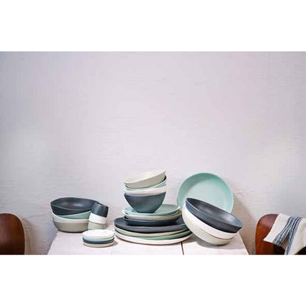 Stijlvol en duurzaam servies met minimalistische aardewerk look in melamine Kupo - Cosy&Trendy