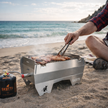 Grill the original - Skotti - foldable BBQ - fits small and large gas canisters