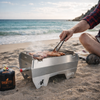Grill the original - Skotti - foldable BBQ - fits small and large gas canisters