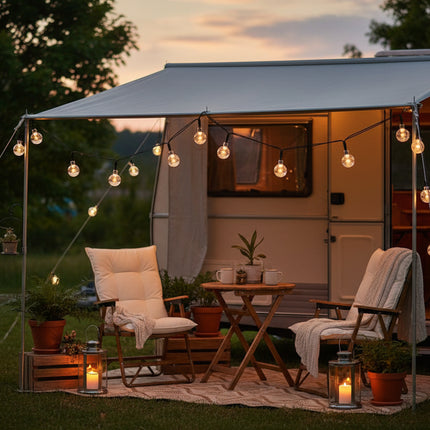 Solar Slinger 50 LED 6,9m Warm Wit - Grundig