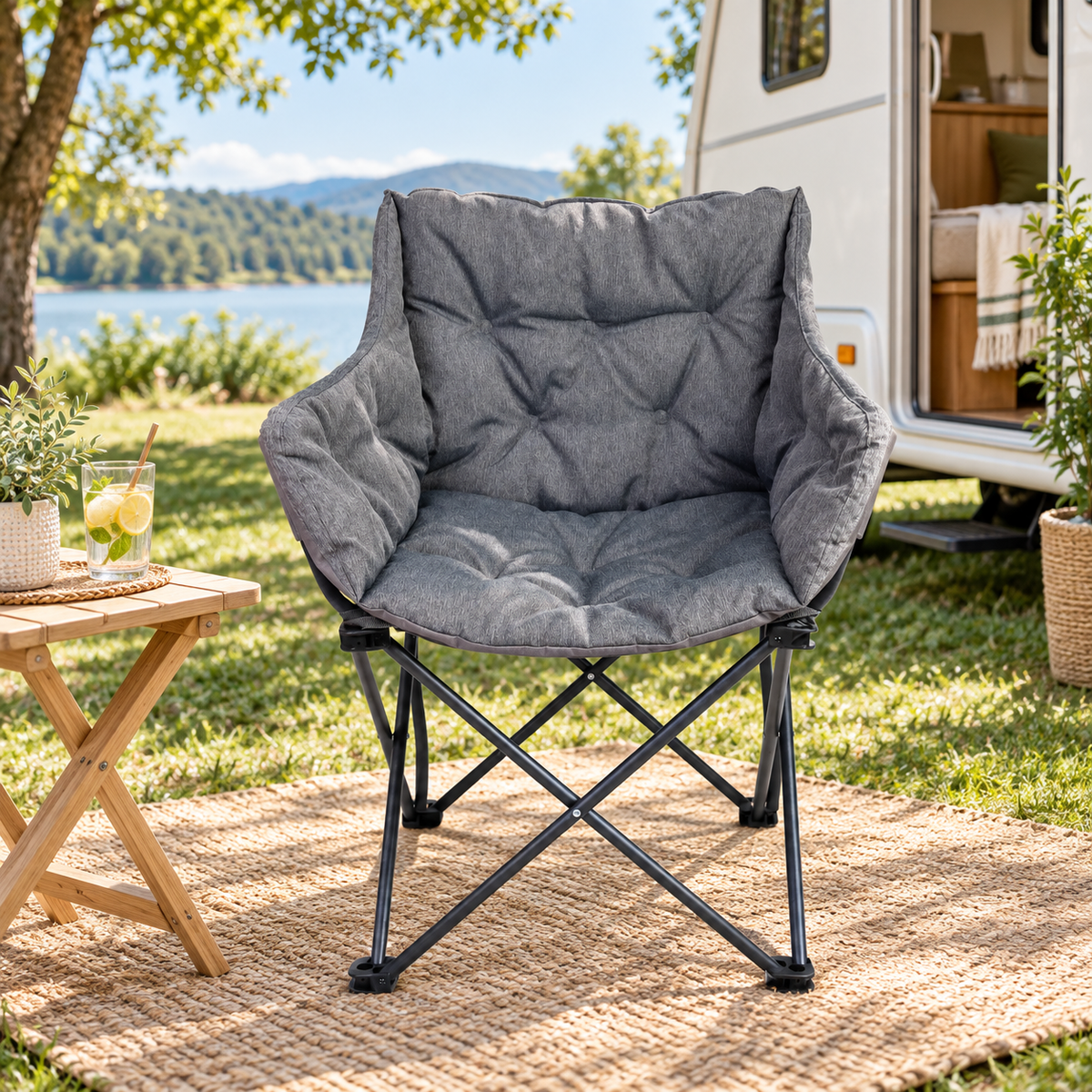 Zusammenklappbarer Loungesessel Seyne - Human Comfort