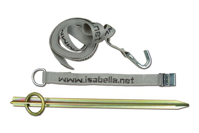 Sangle anti-tempête avec piquet de 40 cm - Isabella