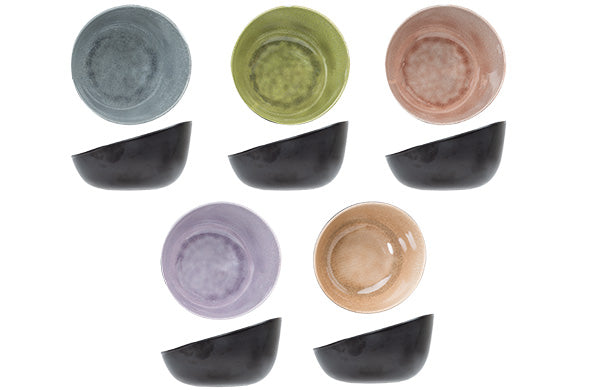 Streetfood Go Geschirr – Melamin – Gemütlich & Trendy – 5-teiliges Sortiment