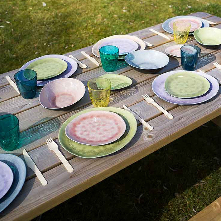 Streetfood Go Geschirr – Melamin – Gemütlich & Trendy – 5-teiliges Sortiment