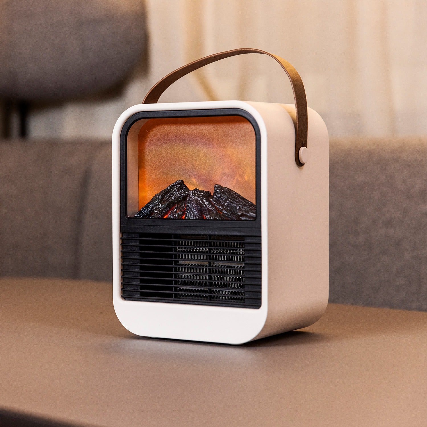 Sunnyflame keramische kachel met sfeervlammen - Haba