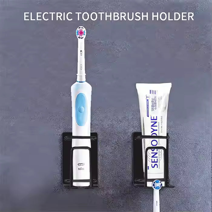 Toothbrush holder (each) self-adhesive - suitable for electric and regular toothbrushes - Camping Cocooning