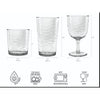 Tarhong - Foundry glasses - shatterproof - style and quality ideal for motorhome and caravan
