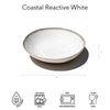 Tarhong - Coastal reactive Newwave melamine dinnerware soft white
