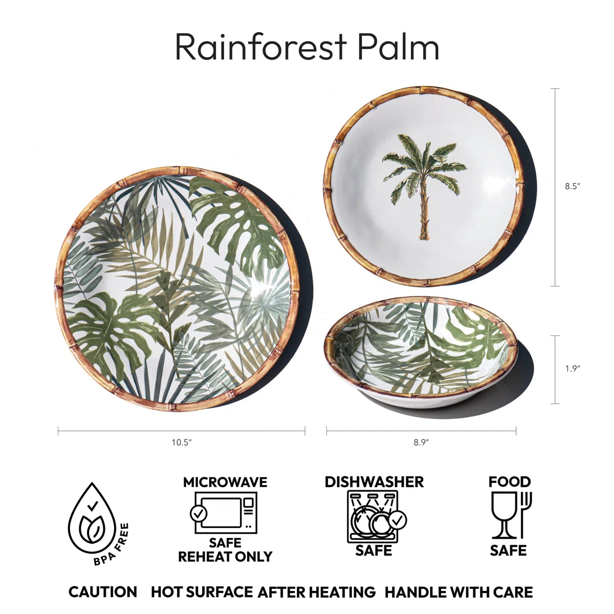 Tarhong - Rainforest Palm newwave melamine serie