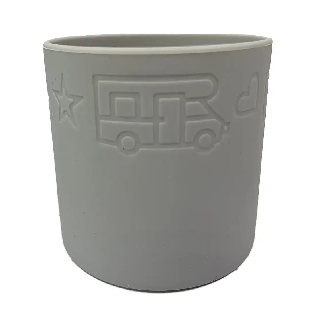 Tealight in 2 different versions caravan or camper - Grey per piece - Pufz