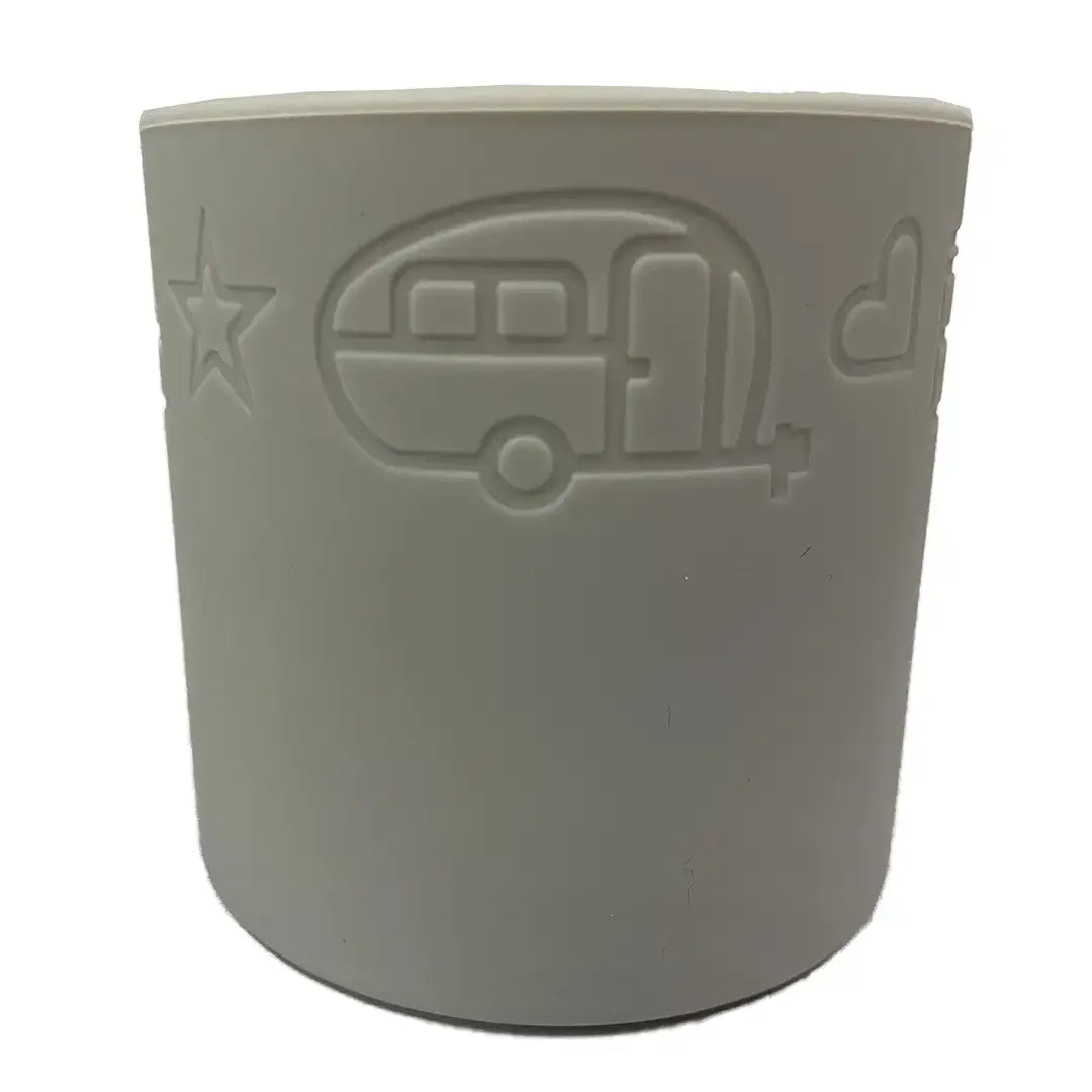 Tealight in 2 different versions caravan or camper - Grey per piece - Pufz
