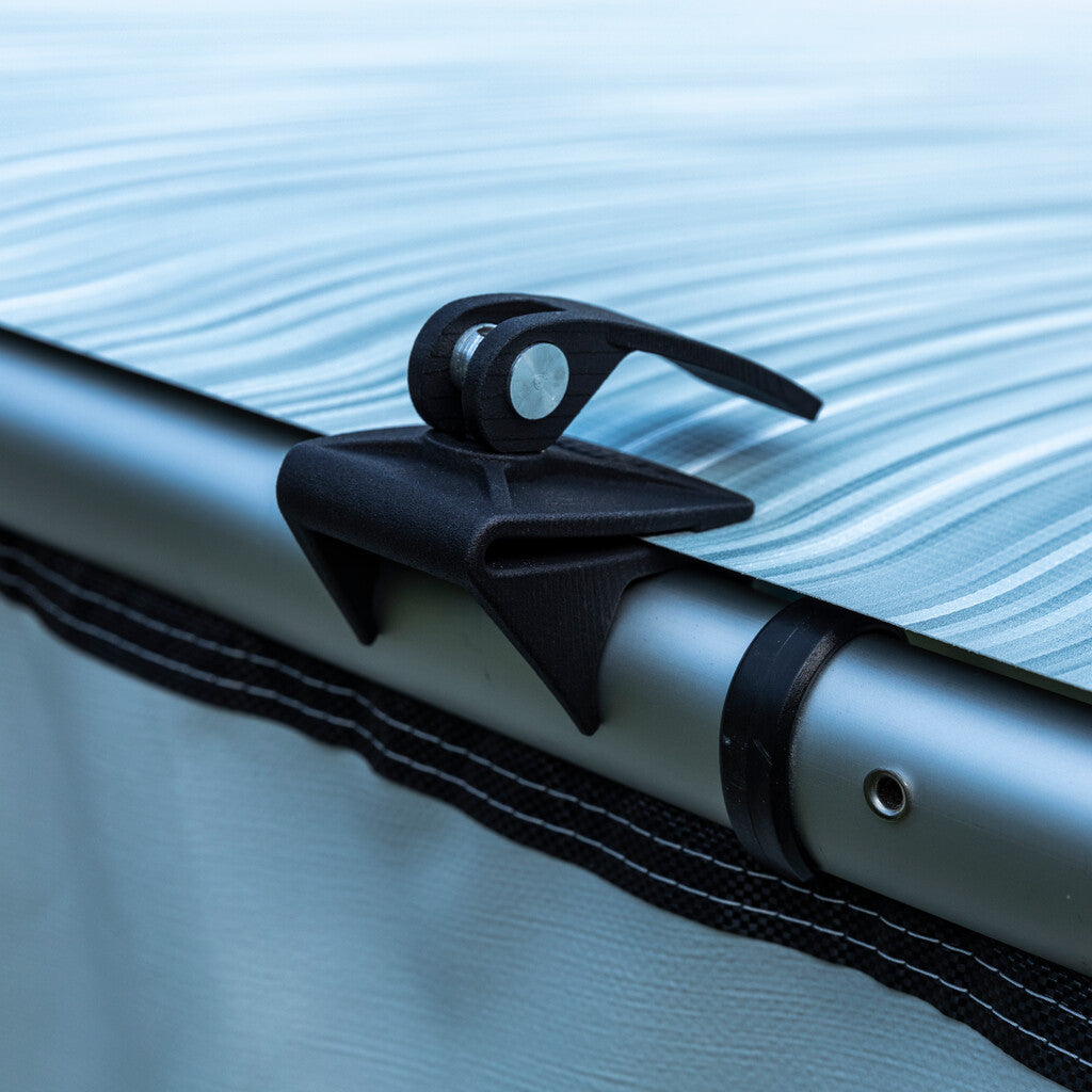 Thule cassette awning clips - no more awning fabric flapping - 2 pack