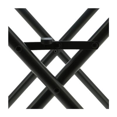 Travellife stool - seat place footrest or side table - black - Barletta