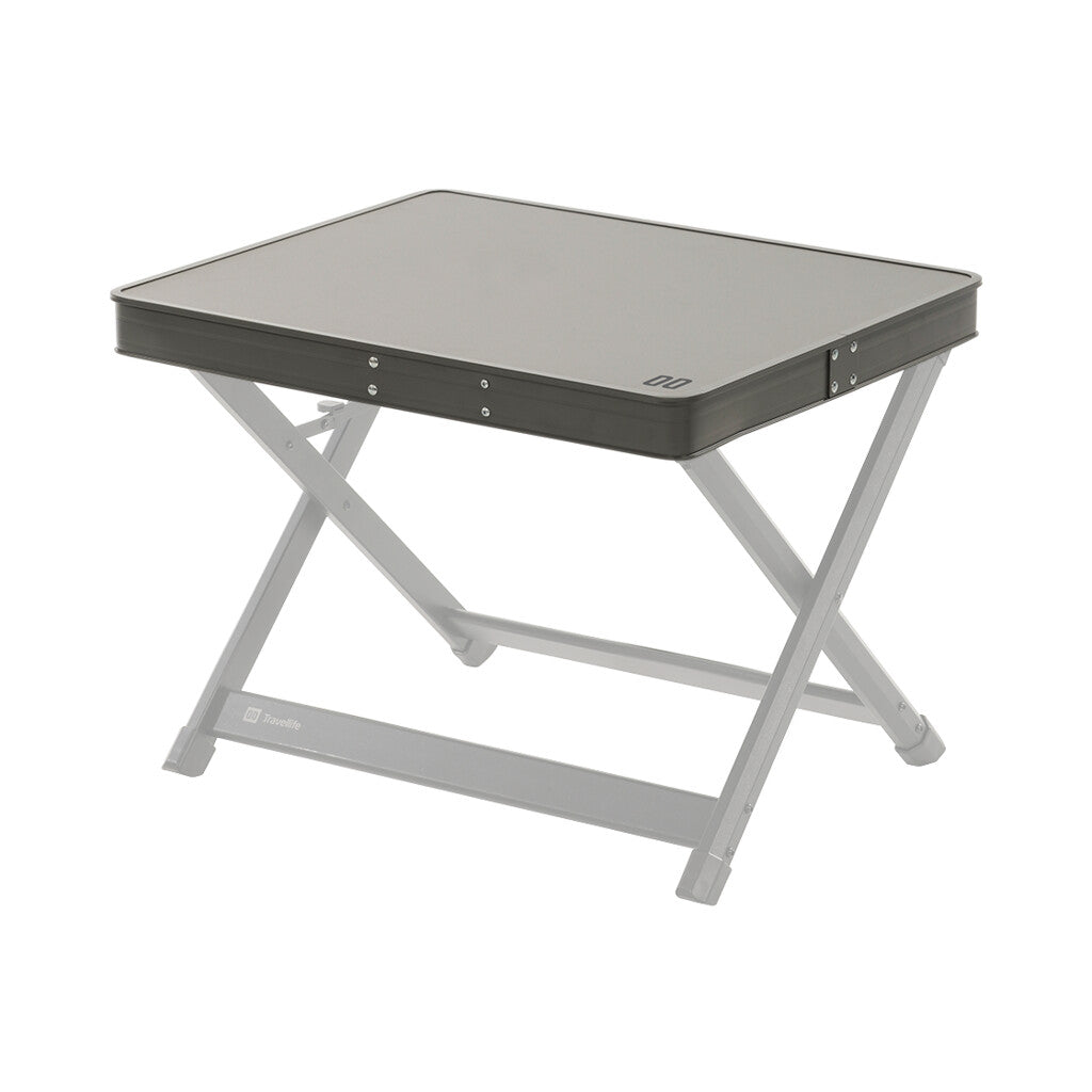 Travellife Cosa tafelblad voetenbank dark grey universeel