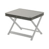 Travellife Cosa tafelblad voetenbank dark grey universeel