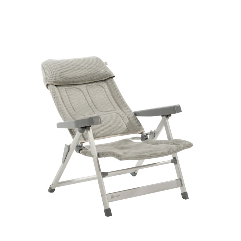 Travellife Lucca reclining chair lounge cool grey