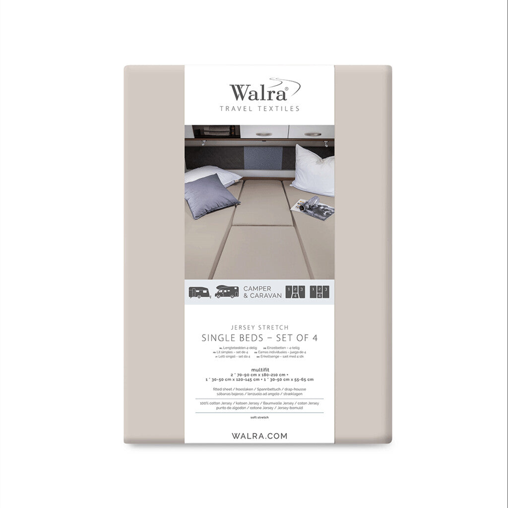 Walra Jersey hoeslaken (4-delig) - verschillende kleuren