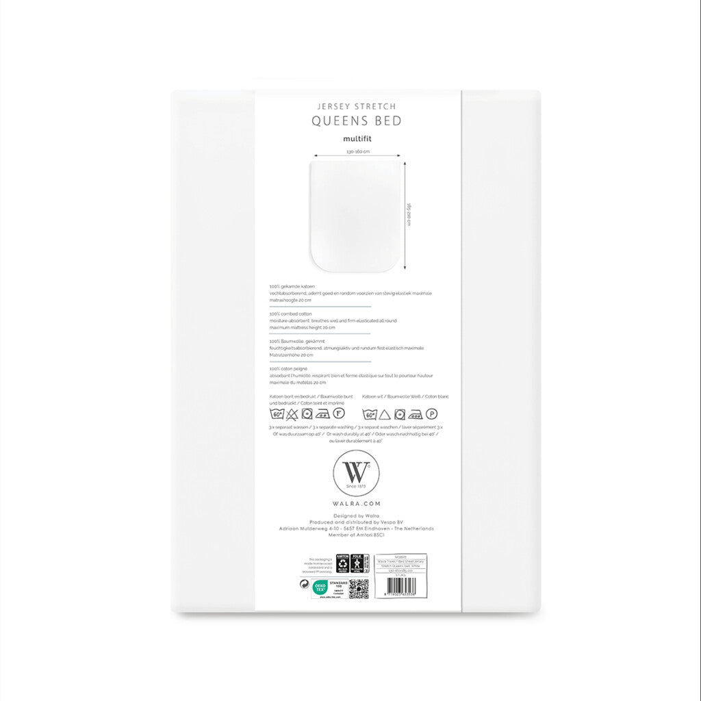 Walra Jersey fitted sheet (queen's bed)