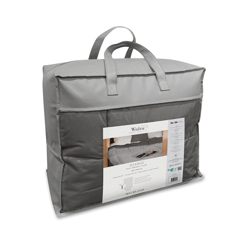 Travel Duvet - 1 or 2 person in gray or taupe - Walra