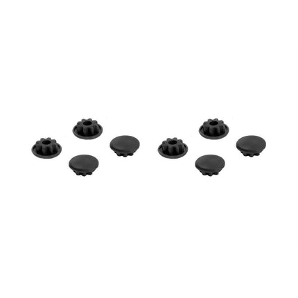 Star-shaped cover caps for fastening screws for Dometic or Smev stove set of 8 pieces - Haba