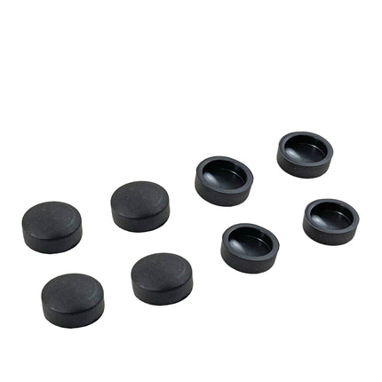 Round cover caps for fastening screws for stove Dometic Smev or Thetford set of 8 pieces - Haba