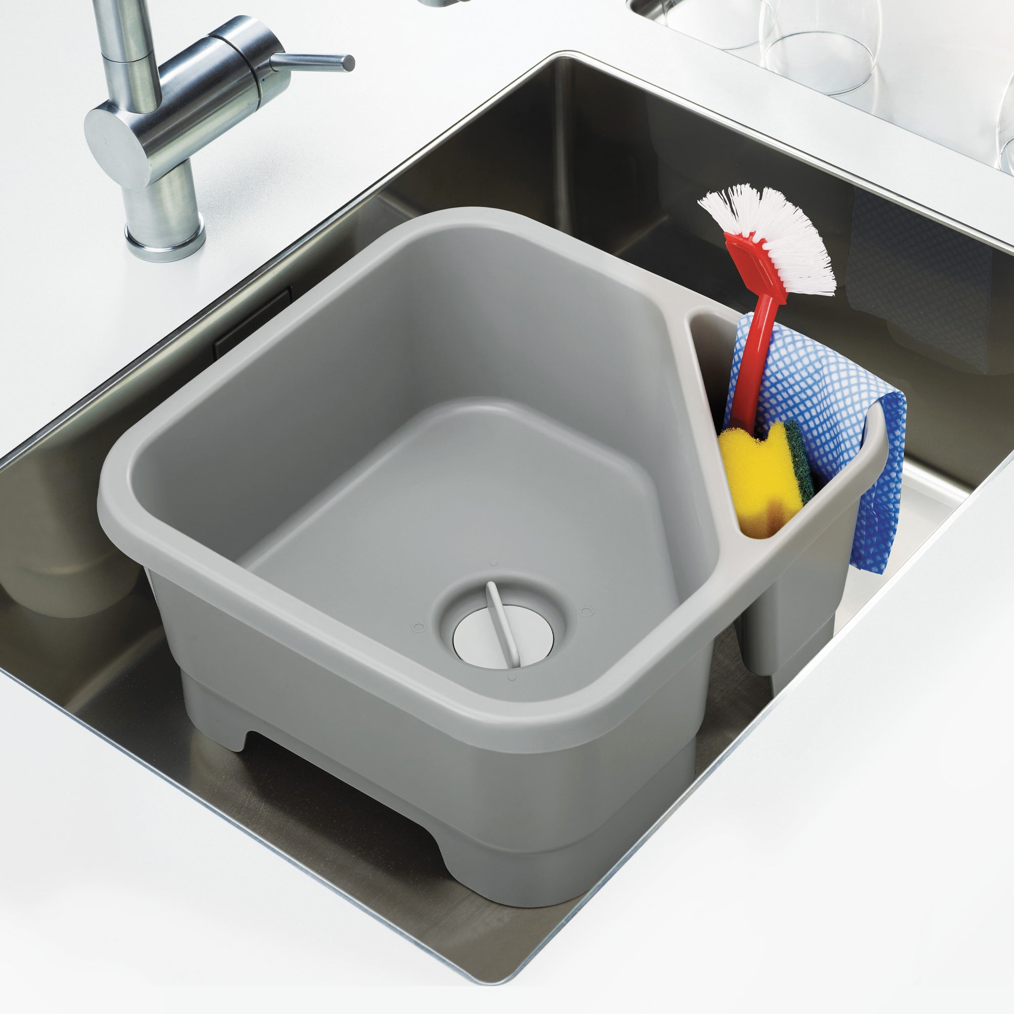 Duo wash basin with drip tray from Joseph Joseph