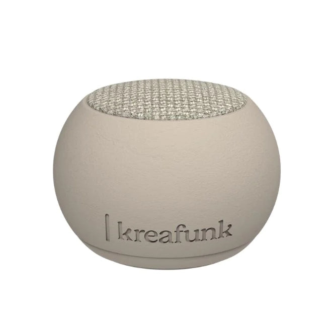 Draagbare Bluetooth speaker Ago Stone van Kreafunk zand