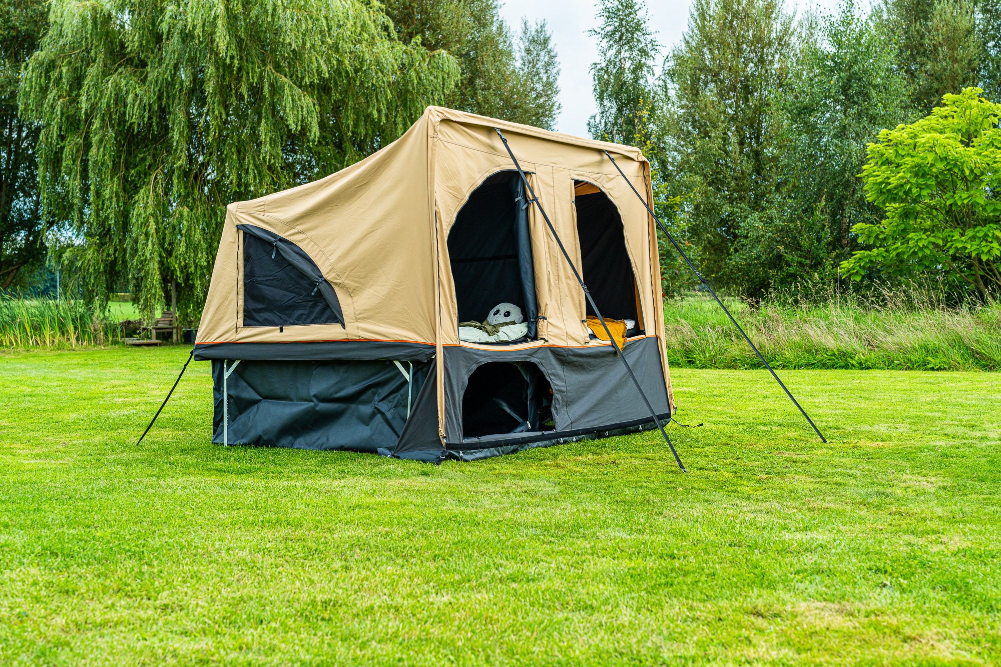 anhänger zelt preis Faltbares Anhängerzelt Alpenkreuzer Campfire Showroom Modell (neu), in