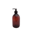 Shampoo and shower gel bottles with pump