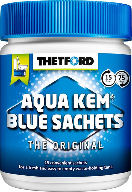 Aque kem blue zakjes - Thetford
