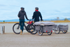 Inflatable micro caravan for cyclists with space for 2 people - B-TURTLE