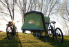 Inflatable micro caravan for cyclists with space for 2 people - B-TURTLE