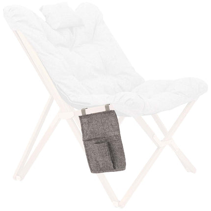 Stuhl-Organizer - 2 Fächer - grau - Bo-camp