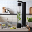 Sparkling water machine Bubliq - matte black - compatible with classic CO₂ cylinders