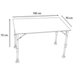 Opvouwbare campingtafel Bambou - Trigano