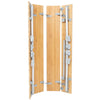 Bamboo camping table with foldable tabletop in 4 parts - Trigano