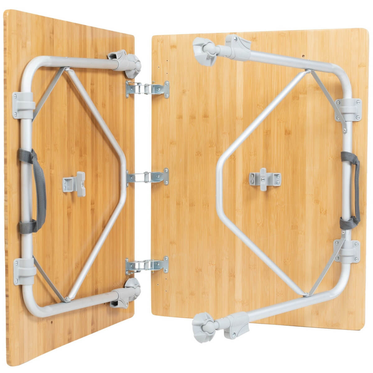 Camping table Bambou with foldable tabletop in 2 parts - Trigano