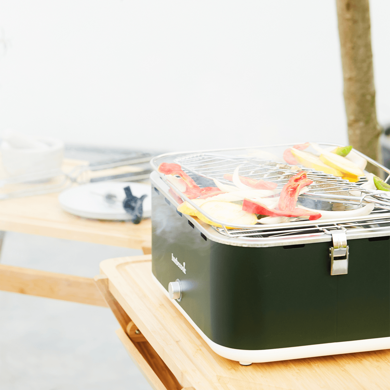 Carlo charcoal table grill - Barbecook